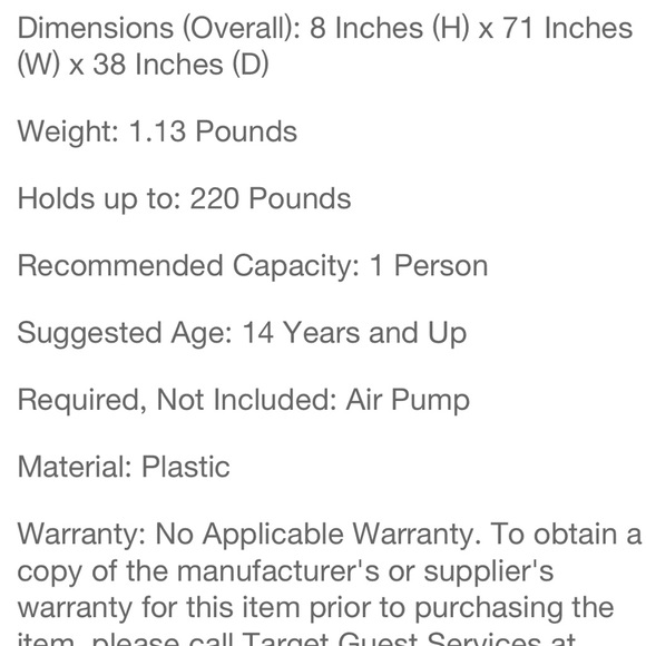 Stony Clover Lane x Target Rainbow Pool Float - new in box - Picture 4 of 4